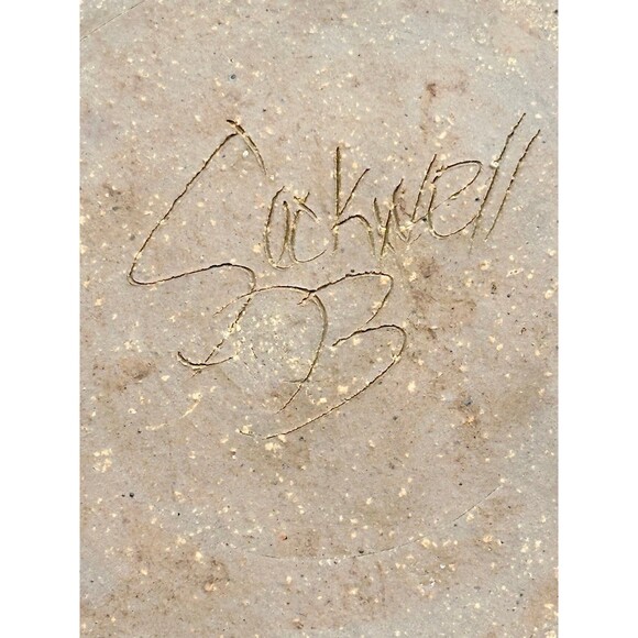 Vintage Handmade Studio Art Pottery Vase by Jim Sockwell of NC - Picture 6 of 10